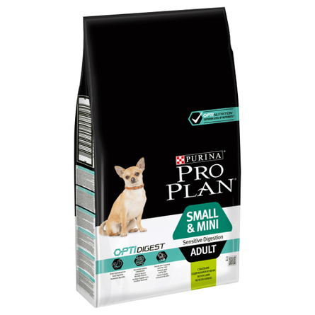 Image pro Plan OptiDigest Small & Mini Adult Сухой корм для собак мелких пород с чувствительным пищеварением (с ягненком), 7 кг