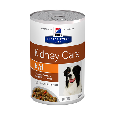 Image hill's Prescription Diet k/d Kidney Care Рагу Влажный лечебный корм для собак при заболеваниях почек (с курицей), 354 гр